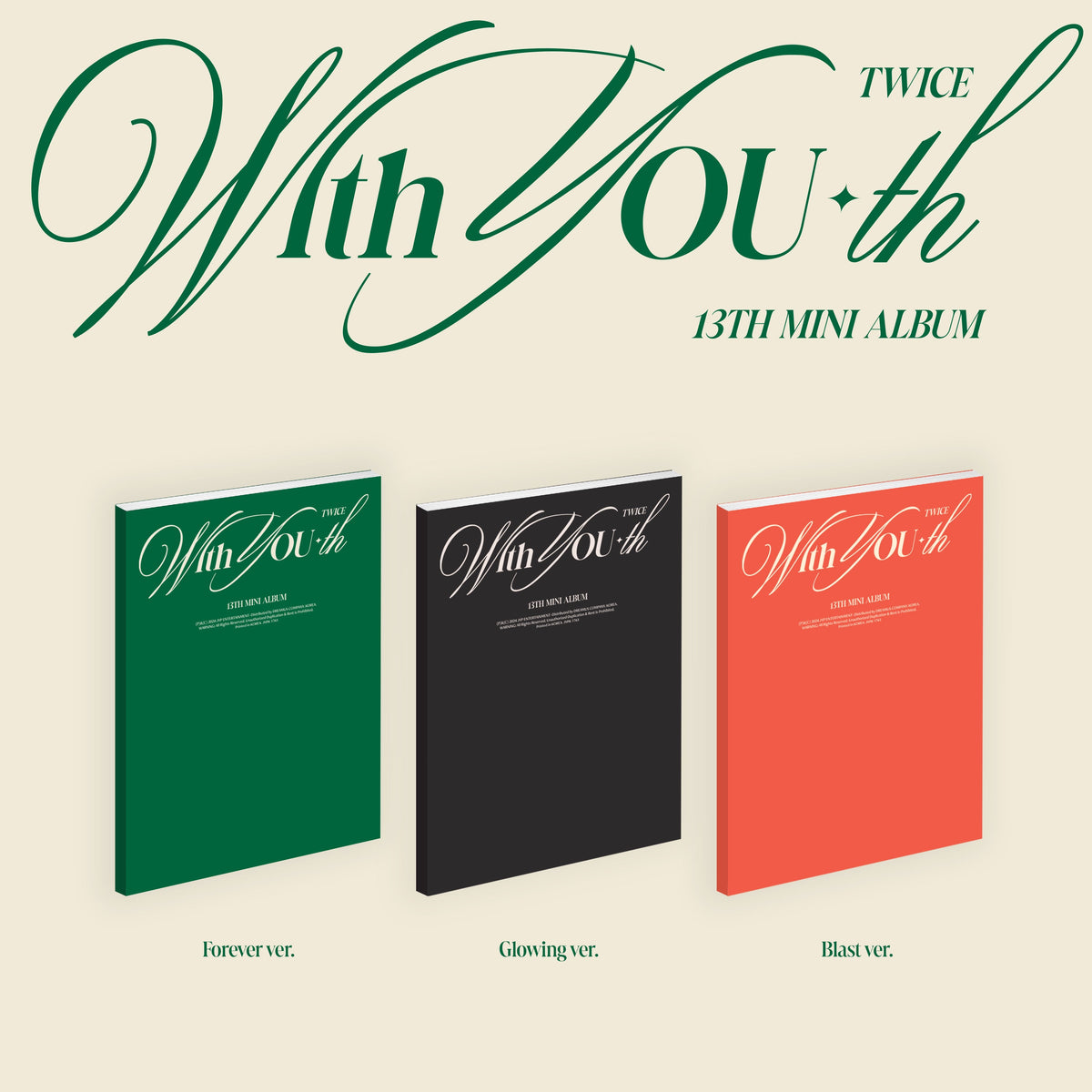 TWICE With You-th ONCE JAPAN特典 ポストカード 9枚 TWICE OFFICIAL SITE