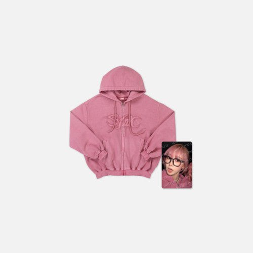 AESPA - Synk : Parallel Line 07 PINK HOODIE - K - Moon