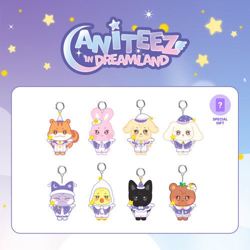 ATEEZ - ANiTEEZ In Dreamland PLUSH KEYRING Guardian Angel - K - Moon