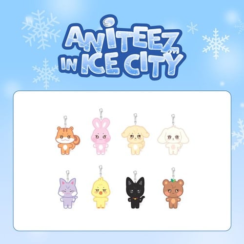 ATEEZ - ANiTEEZ In Ice City Plush Keyring - K - Moon