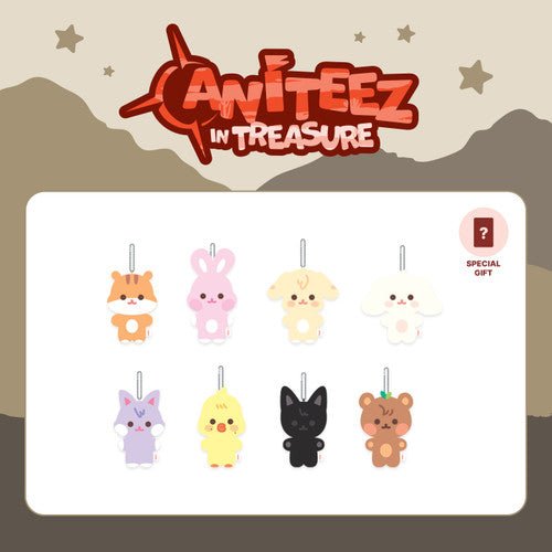 ATEEZ - ANITEEZ In Treasure FLAT FUR PLUSH - K - Moon