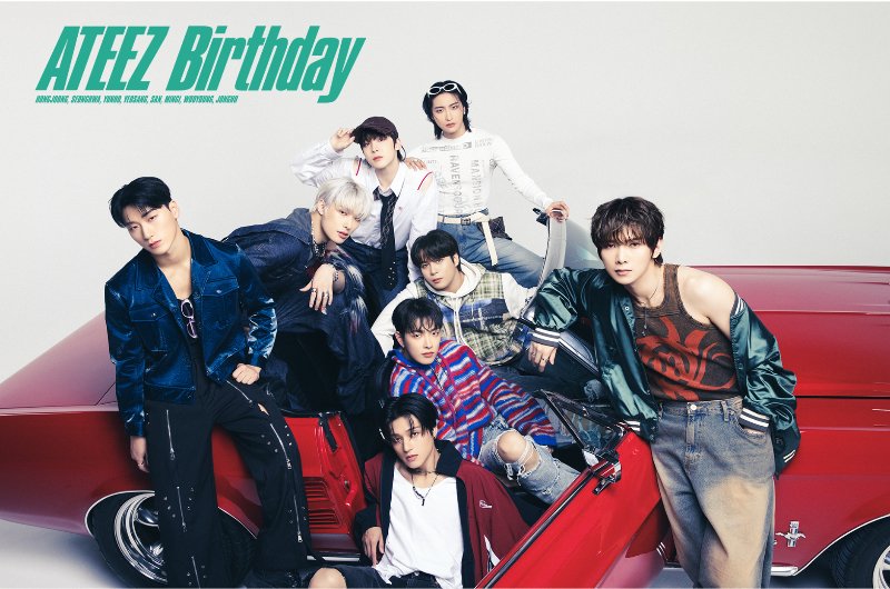 ATEEZ - Birthday [+UNIVERSAL POB] - K - Moon