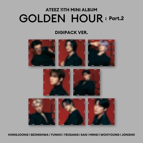 ATEEZ - Golden Hour : Part.2 [Digipak + KQ POB] - K - Moon