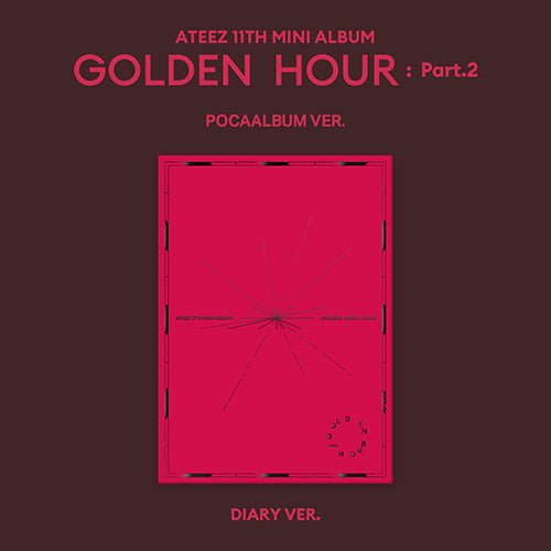 ATEEZ - Golden Hour : Part.2 - Poca album [+ KQ POB] - K - Moon