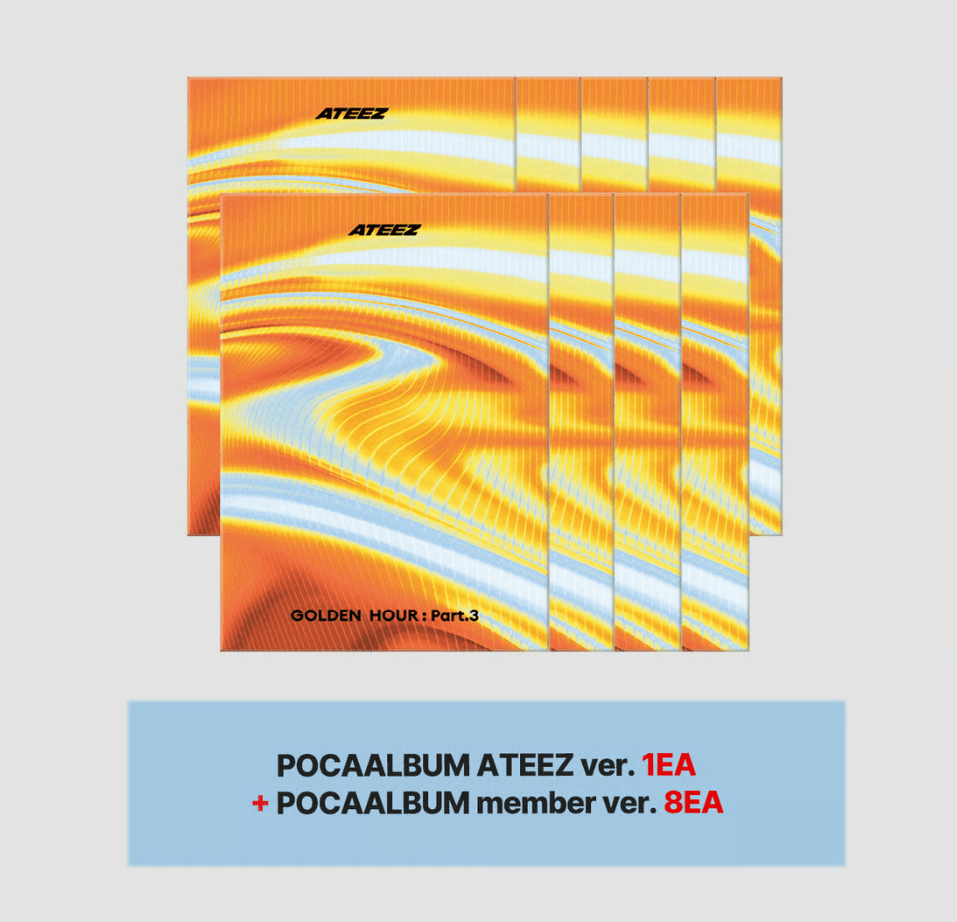 ATEEZ - Golden Hour : Part.3 [Poca album] + TOKTOQ POB – K-Moon