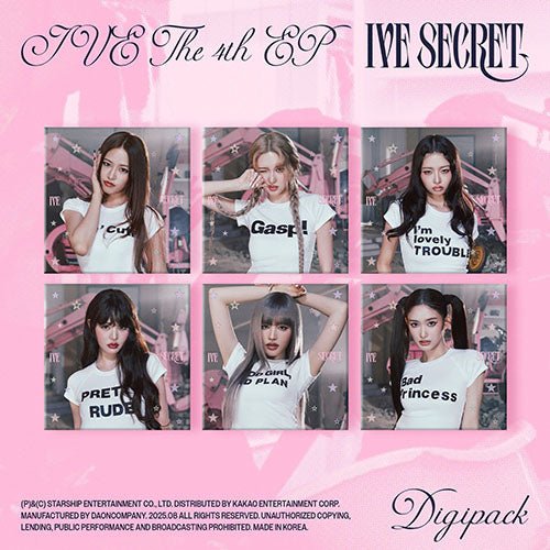 IVE - IVE SECRET [Digipack +Starship Square POB] - K - Moon