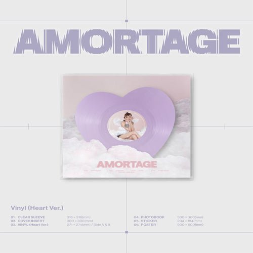 JISOO - Amortage [LP Heart] - K - Moon