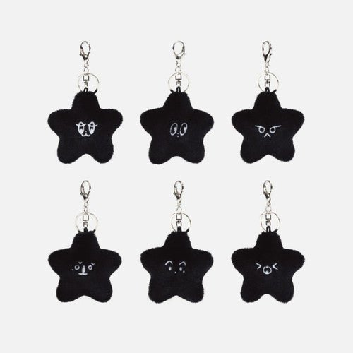 NCT 127 - 'THE MOMENTUM’ Black Starfish Doll Keyring - K - Moon