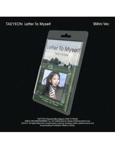 TAEYEON - Letter To Myself [SMini] - K - Moon