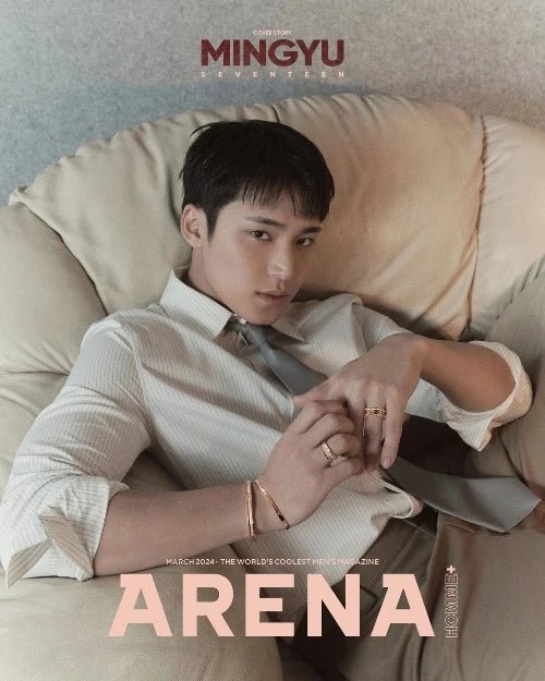 ARENA Homme + / 03-2024 / SEVENTEEN Mingyu - K-Moon