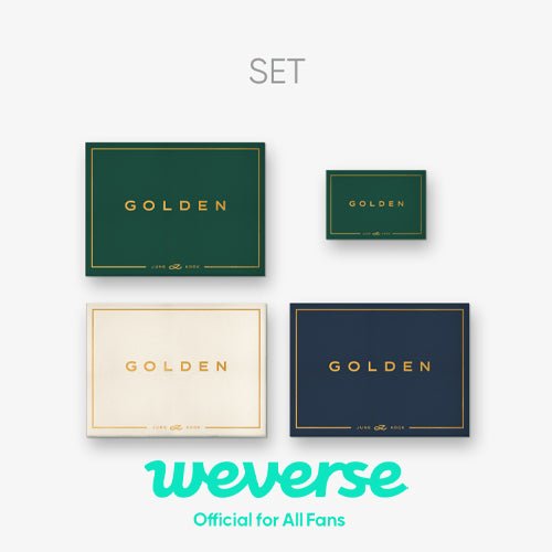 BTS JUNG KOOK - Golden [SET + Weverse album + Weverse Gift] - K-Moon