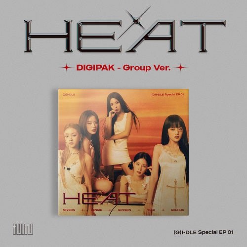 (G)I-DLE - Special Album HEAT [Digipack] - K-Moon