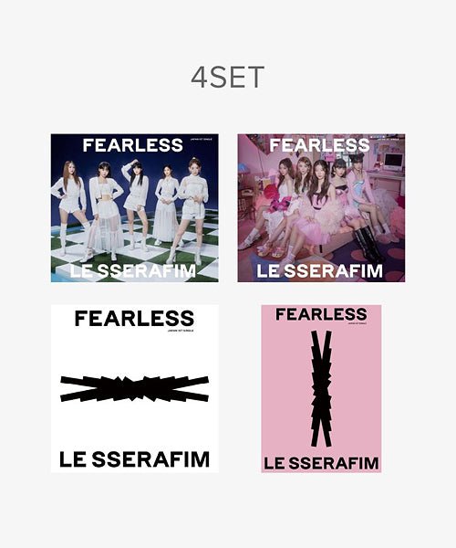 LE SSERAFIM - Fearless [SET 3+1] - K-Moon